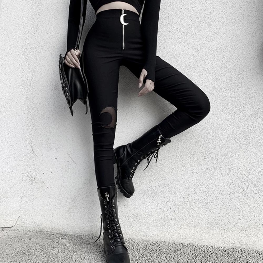 NWT Winter Lunar Gothic Moon Skinny Pants S: Sm-Med